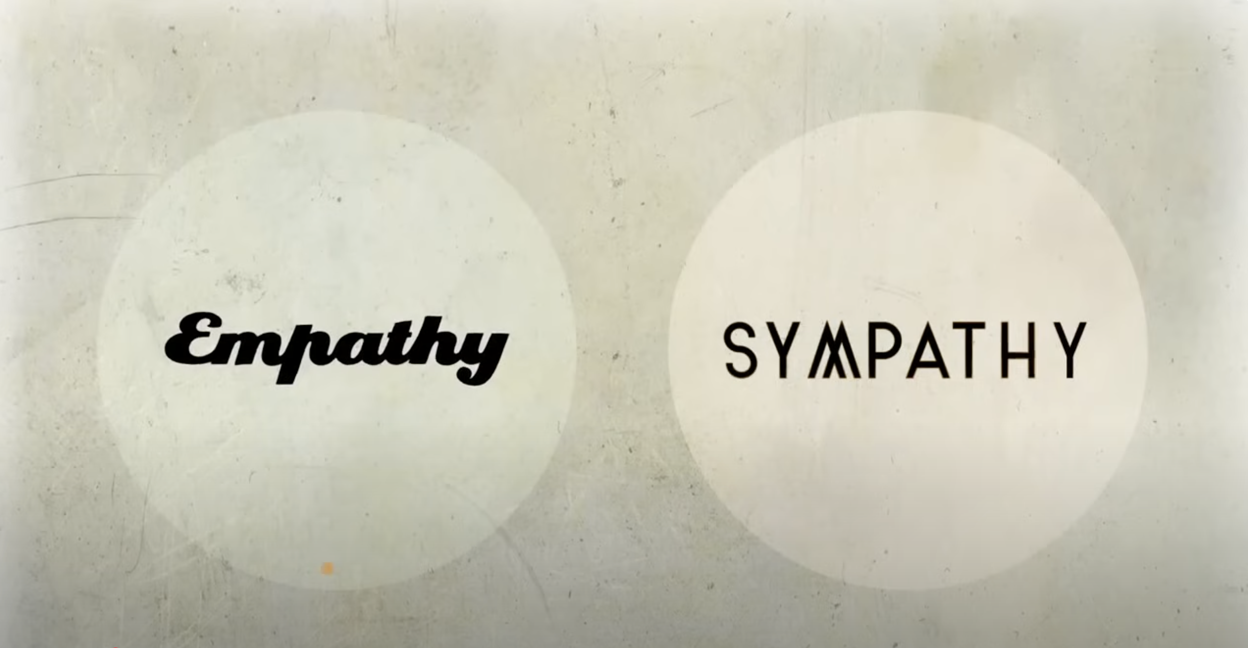 Empathy v Sympathy